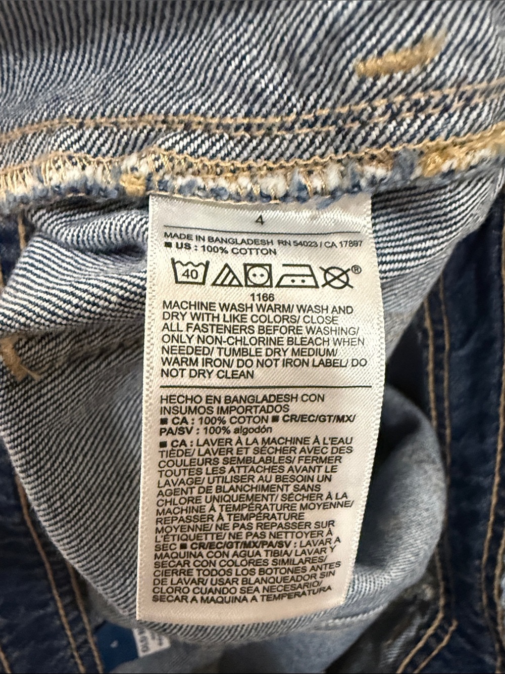 Old Navy NWT Dark Blue Button-Front Denim Mini Skirt - Picture 7 of 7